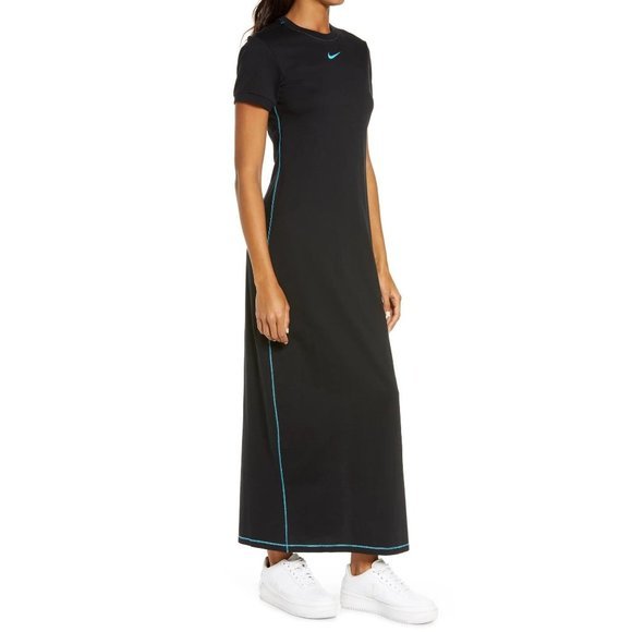 Loose Top Sleeveless Dress Knit Tank Maxi Dress Toteme Braid Ribbed Tank  Dress Black